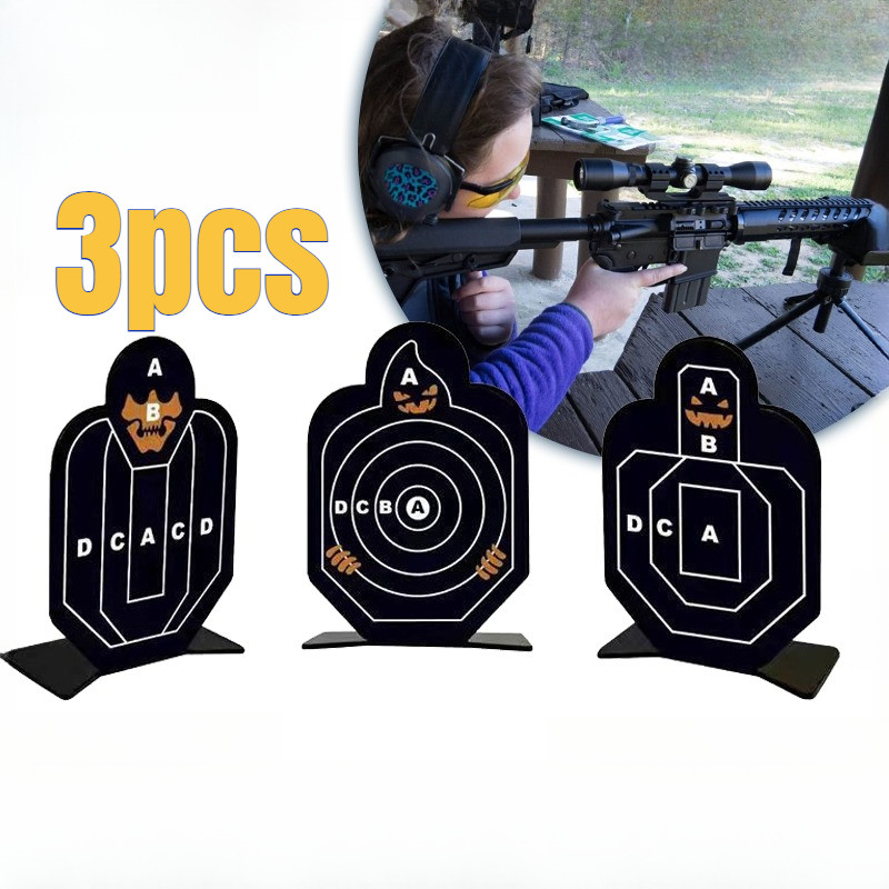 3pcs Tactical Target Papan Shooting Target Mainan Anak Mini Sasaran Tembak Sasaran Latihan Tembak