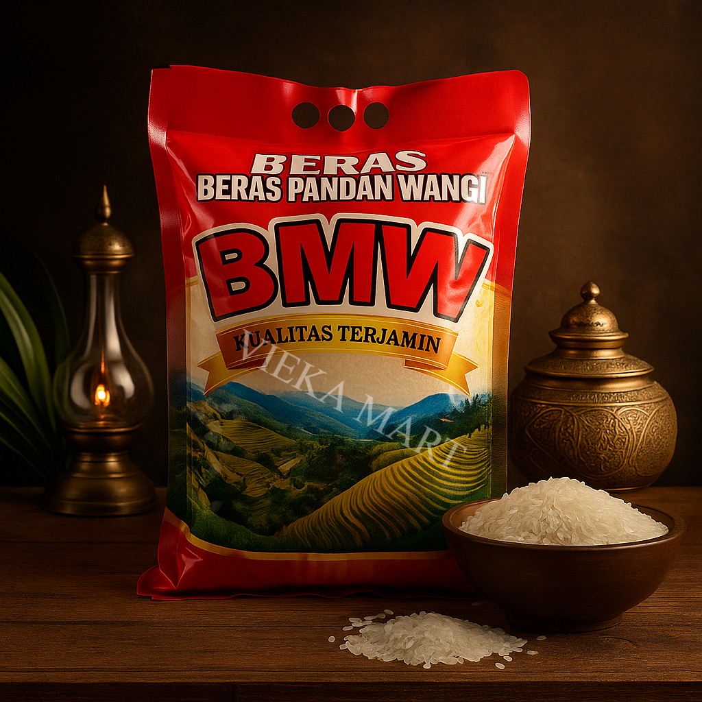 

Beras BMW / Rojolele 5 liter murah dan berkualitas / Beras 5 liter / Beras Premium BMW / Beras Enak dan Pulen/Beras enak dan pulen