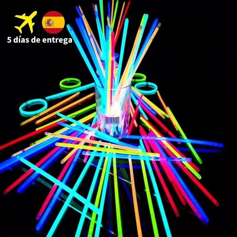 Party Fluorescence Light Glow Sticks Bracelets Necklaces Neon For Wedding Party Glow Sticks Bright C