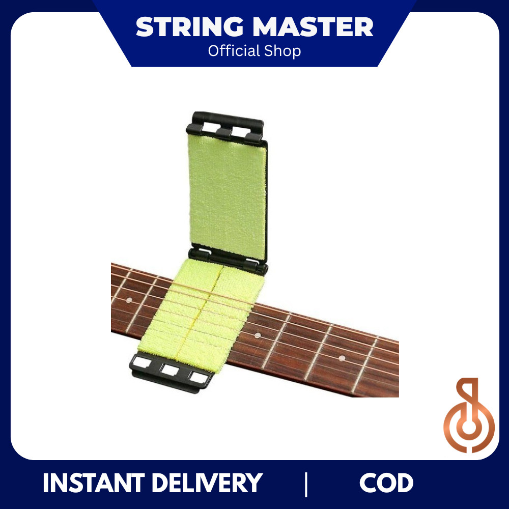 Pembersih Senar Gitar Elektrik Akustik Bass String Scrubber Guitar Fingerboard Cleaner