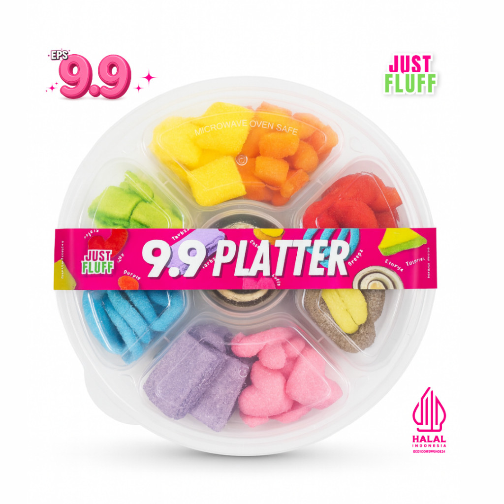 

[9.9 PLATTER] 9 MARSHMALLOW JUSTFLUFF [HALAL]