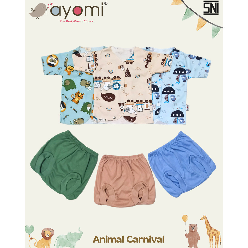 AYOMI SETELAN NEWBORN PENDEK POP