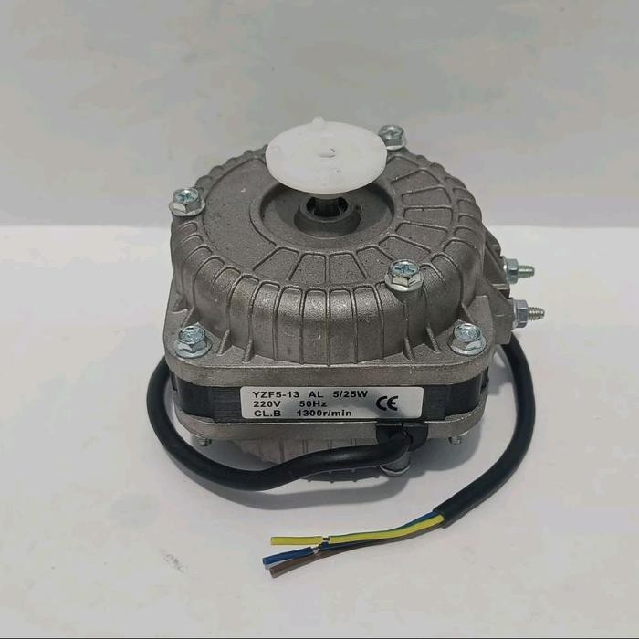Fan Motor Kondensor Kulkas Showcase Freezer YZF5-13 AL 5/25W 1300RPM