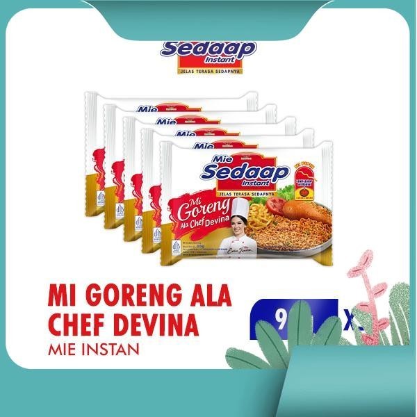 

Sedaap Mie Instant Goreng Ala Chef Bag 93 gr x 5 pcs