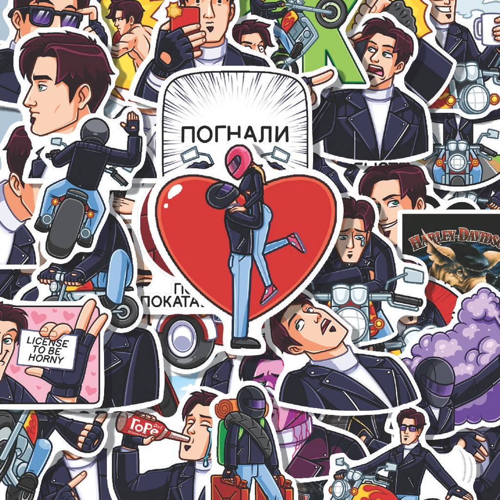 

100PCS Lucu Stiker David Boys Stiker Aesthetic Stiker Anti Air Stikers Berperekat Waterproof sticker decal buat Motor Helm Buku Journal Koper Casing HP Laptop Botol Minum Hadiah anak