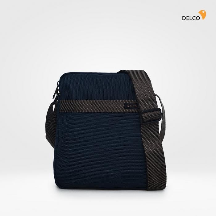 ORIGINAL Tas Pria Delco by Elizabeth Sling Bag 0716-0808 - Blue