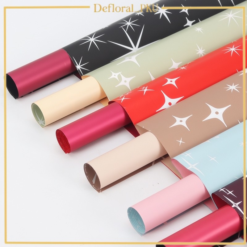 

Kertas Bunga Motif Bi Colour Cellophane Flower Wrapping Paper Cellophane Ecer Kertas Florist KB6022