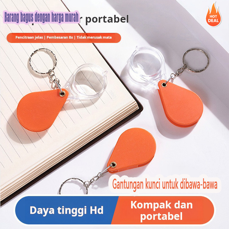 

Kaca Pembesar Lipat Gantungan Kunci UHD Portabel