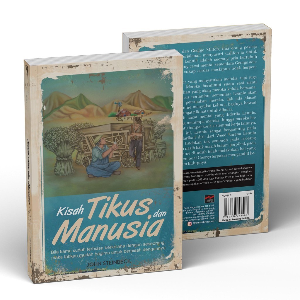 Buku Kisah Tikus dan Manusia Jhon Steinbeck