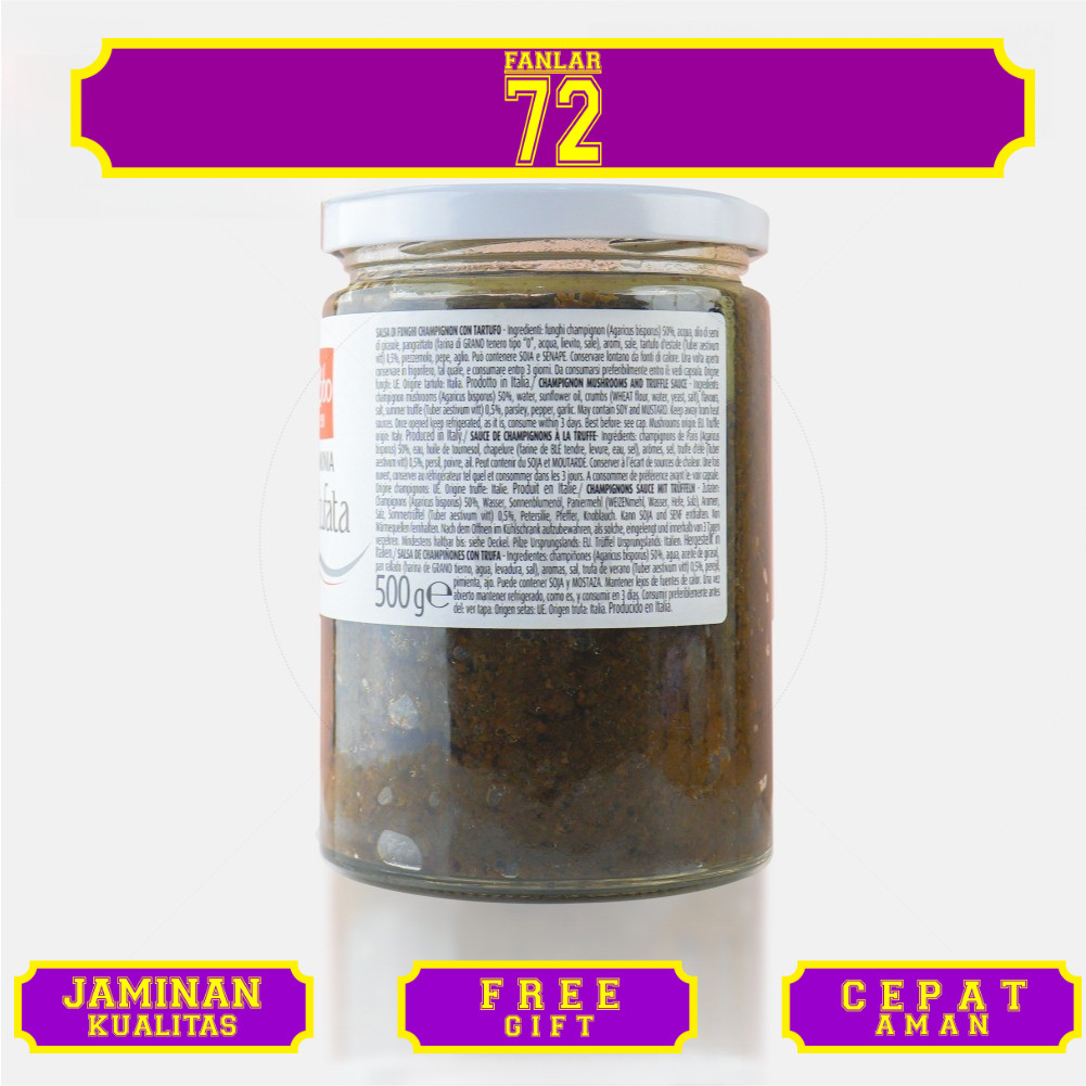 Robo Truffle Paste (Saus Tartufata Cream Jamur) 500g - pasta truffle