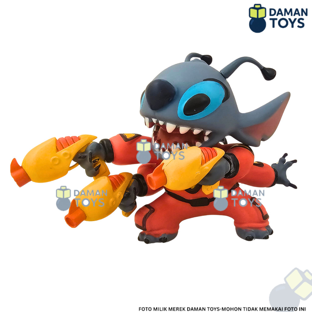 Stitch Space Suit Figure 20cm Lilo & Stitch Action Figur Koleksi Pajangan