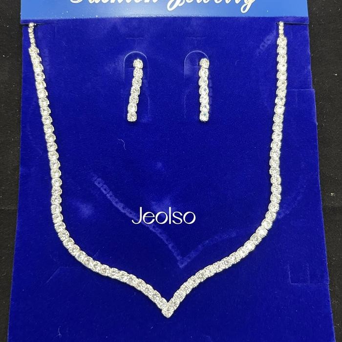 Set kalung anting aurel wedding cantik Perempuan - set aurel