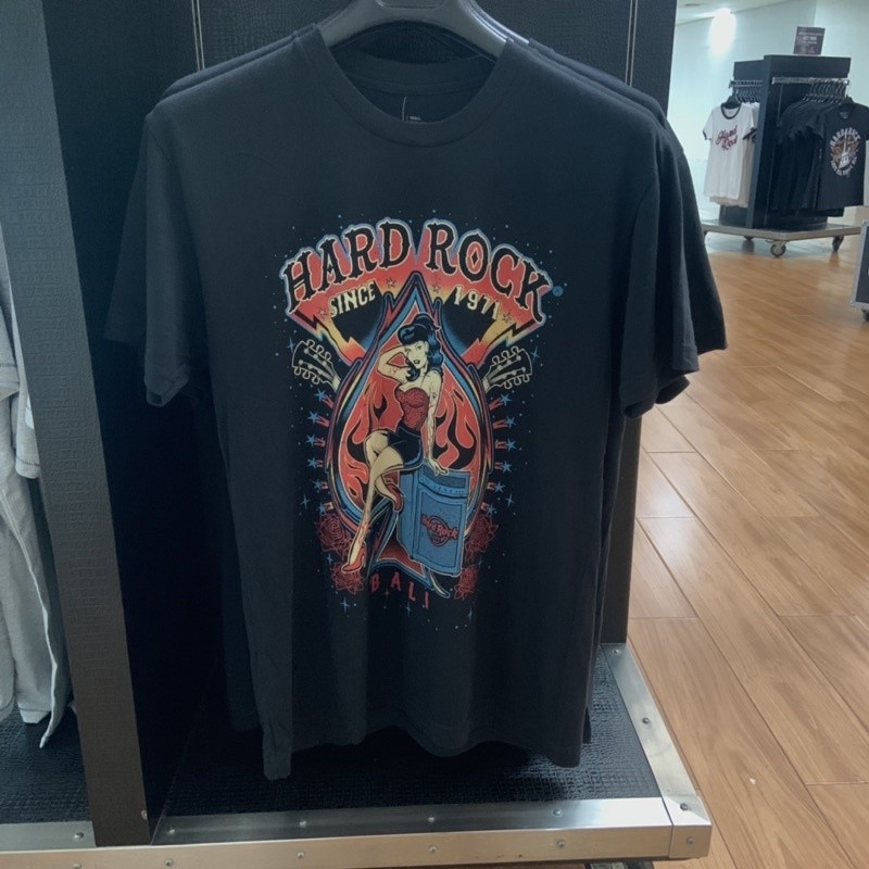 HOT hardrock cafe bali baju kaos hitam