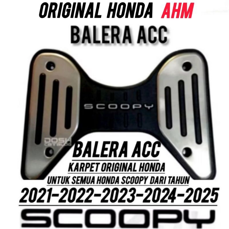 Karpet Scoopy New 2021 2022 2023 2024 2025 Original Honda AHM Anti Slip Stylish