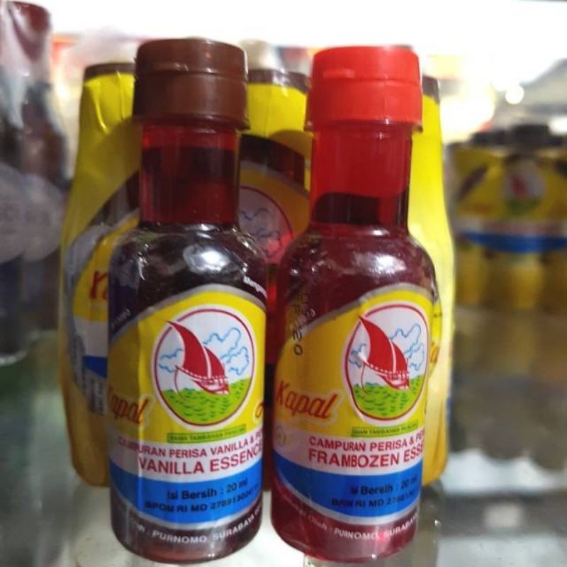 Vanili Cair / Vanilla Essence Cap Kapal Layar / Perisa Vanilla Frambozen / Vanila Essence - KDY