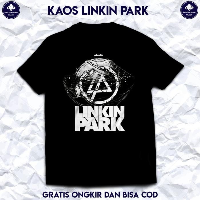 (COD) Kaos Band Linkin Park Original. Kaos Baju Musik Band Rock Linkin Park. - S