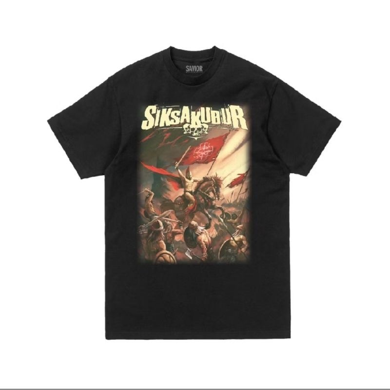 (COD) Original Tshirt Siksa Kubur - Laskar Pelayan Kegelapan X Garasi Rebel Distro Gbx Kaos Premium 