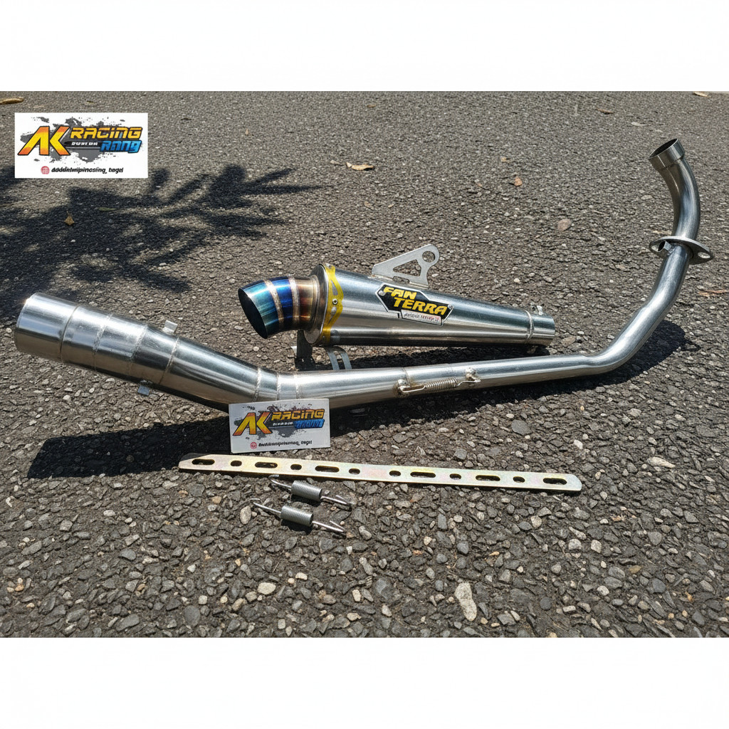 Knalpot Racing FANTERRA MX, Satria FU, MX KING, Satria FI, Sonic, Supra GTR, CS 1