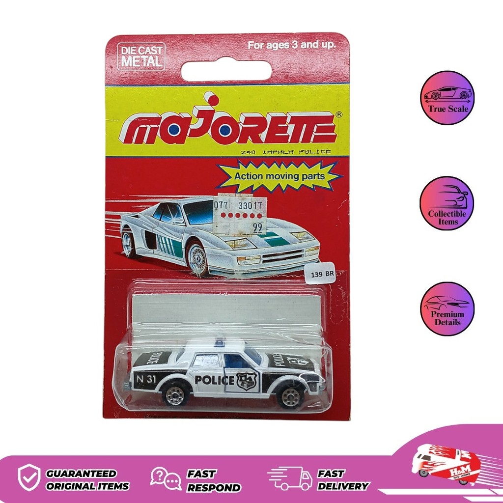 Majorette #240 Chevrolet Impala Police - 139BR - BR3