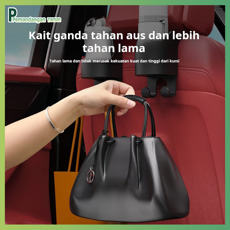 Kotak penyimpanan mobil, pengait jok belakang mobil, tas penyimpanan mobil, tempat gelas multifungsi