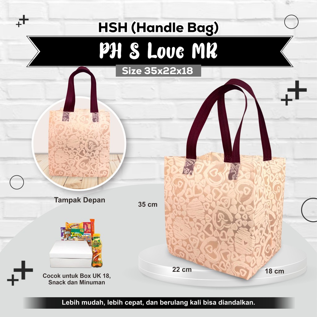 [LUSINAN] Tas Nasi Box Tas Hajatan Tas Tasyakuran Kotak Nasi Tas Aqiqah Tas Berkat Nasi Kotak 18x18 