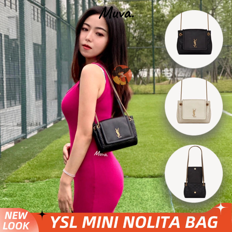 YSL Yves Saint Laurent MONOGRAM NOLITA Wanita / tas bahu