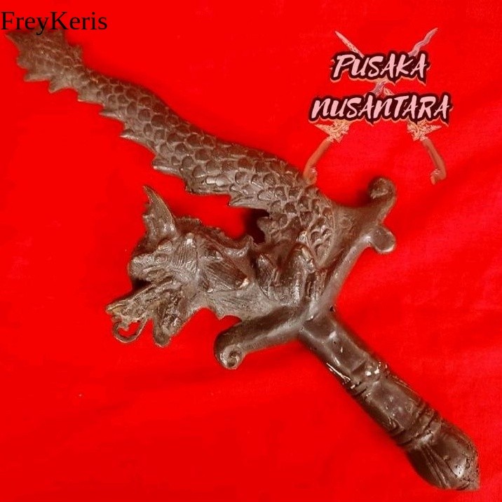 Keris Raja Naga Sepuh Warna Hitam Luk Satu FR1
