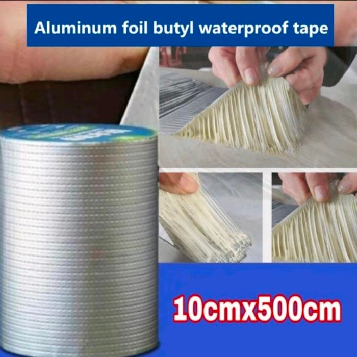 PROMO  Lakban Anti Bocor Warerproof 10cm x 5m - Lem Tambal Bocor - -, -