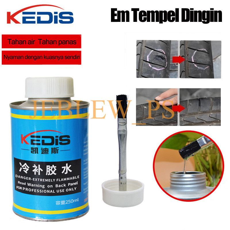 250 ML Lem Tambal Ban Lem perbaikan ban Lem Ban Hitam Roda Kendaraan - Lem Ban Roda Kendaraan Car Ti
