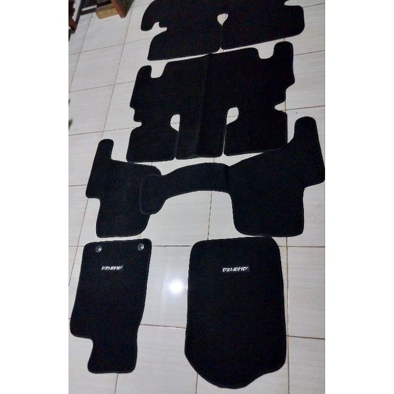 Karpet Mobil Avanza 2010-2014 Bludru Hitam Elegan