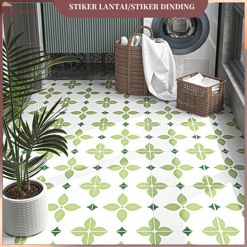 Sticker Kamar Mandi Tebal Anti Licin Perekat Diri 60x200cm Keramik Lantai Kamar Mandi Toilet Balkon 