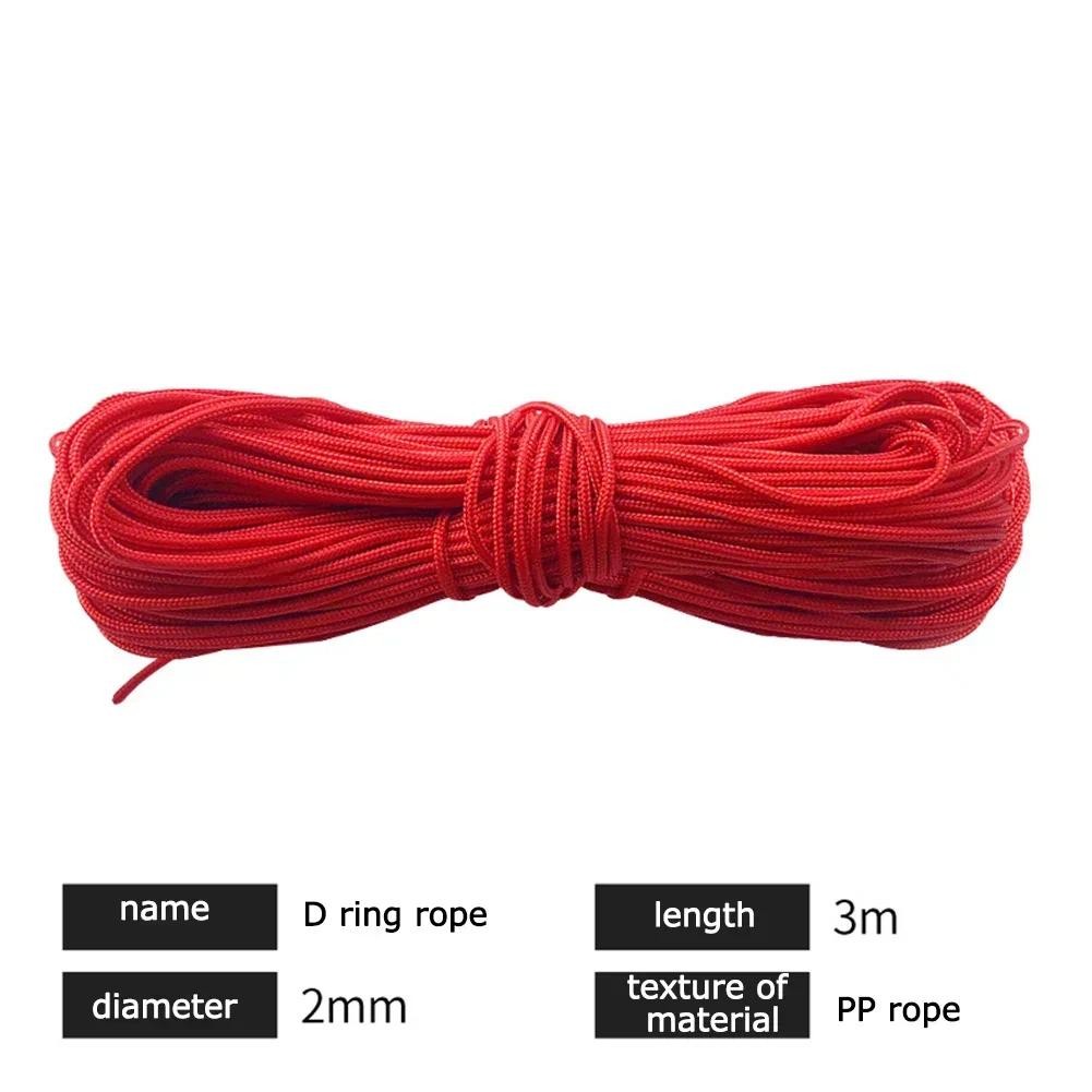 3m Compound Bow D Loop Release String Nocking D Ring Buckle Rope Compound Bow Release U Rope Release