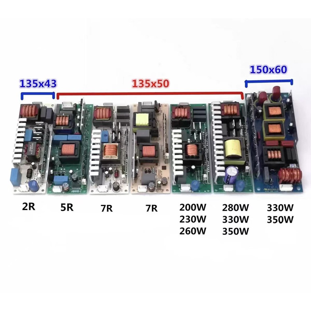 15R 16R 17R 20R  300W 330W 350W 380W 440W Stage light ballast for moving head light beam light