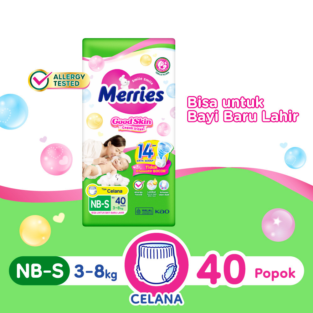 MERRIES PANTS GOOD SKIN 40'S  SMALL/NB
