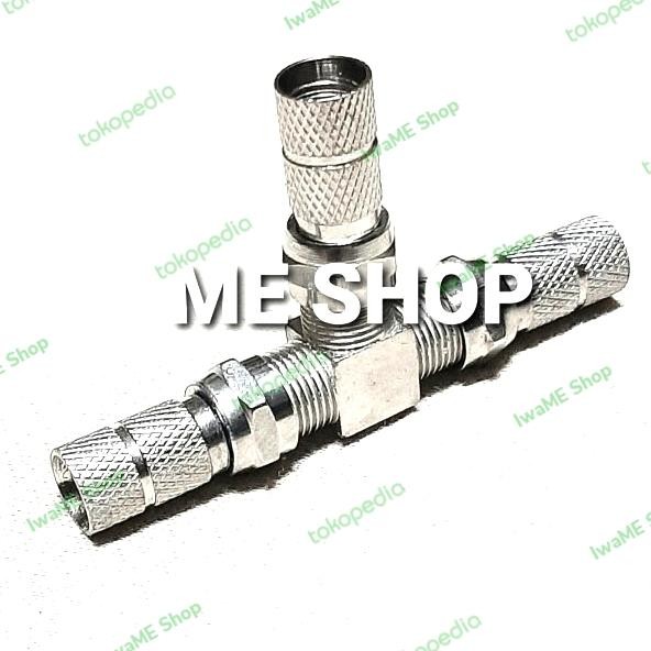 Spliter Antena (T Connector) T cabang kabel antena