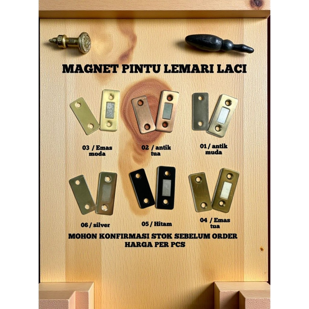 Magnet Lurus Pintu Lemari Magnet laci.Magnet pintu laci