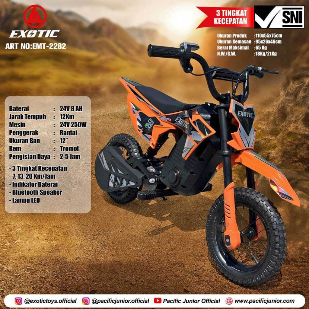 MOTOR TRAIL MINI EXOTIC EMT-2282 motor trail anak