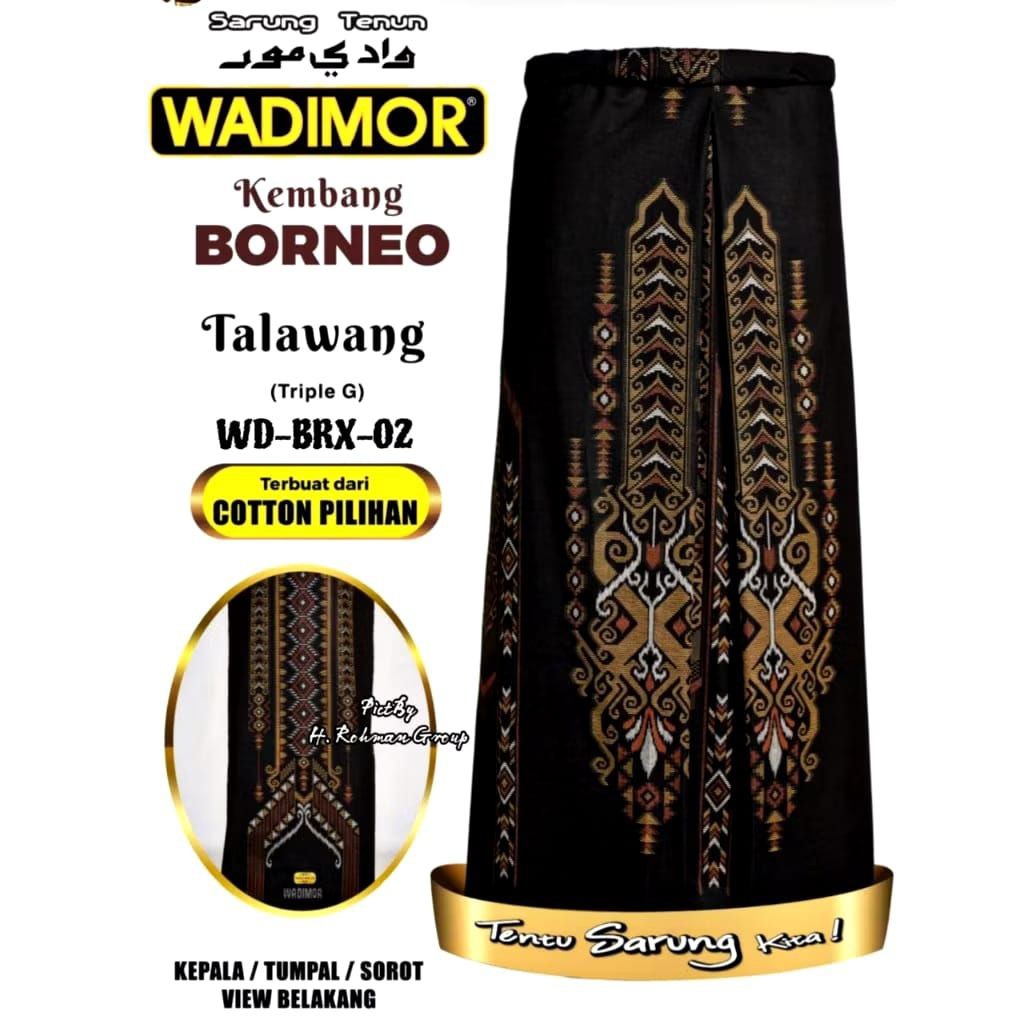 Sarung Tenun Wadimor Batik Borneo Premium | Sarung Batik Jawa Gus Iqdam | Sarung Batik Primer