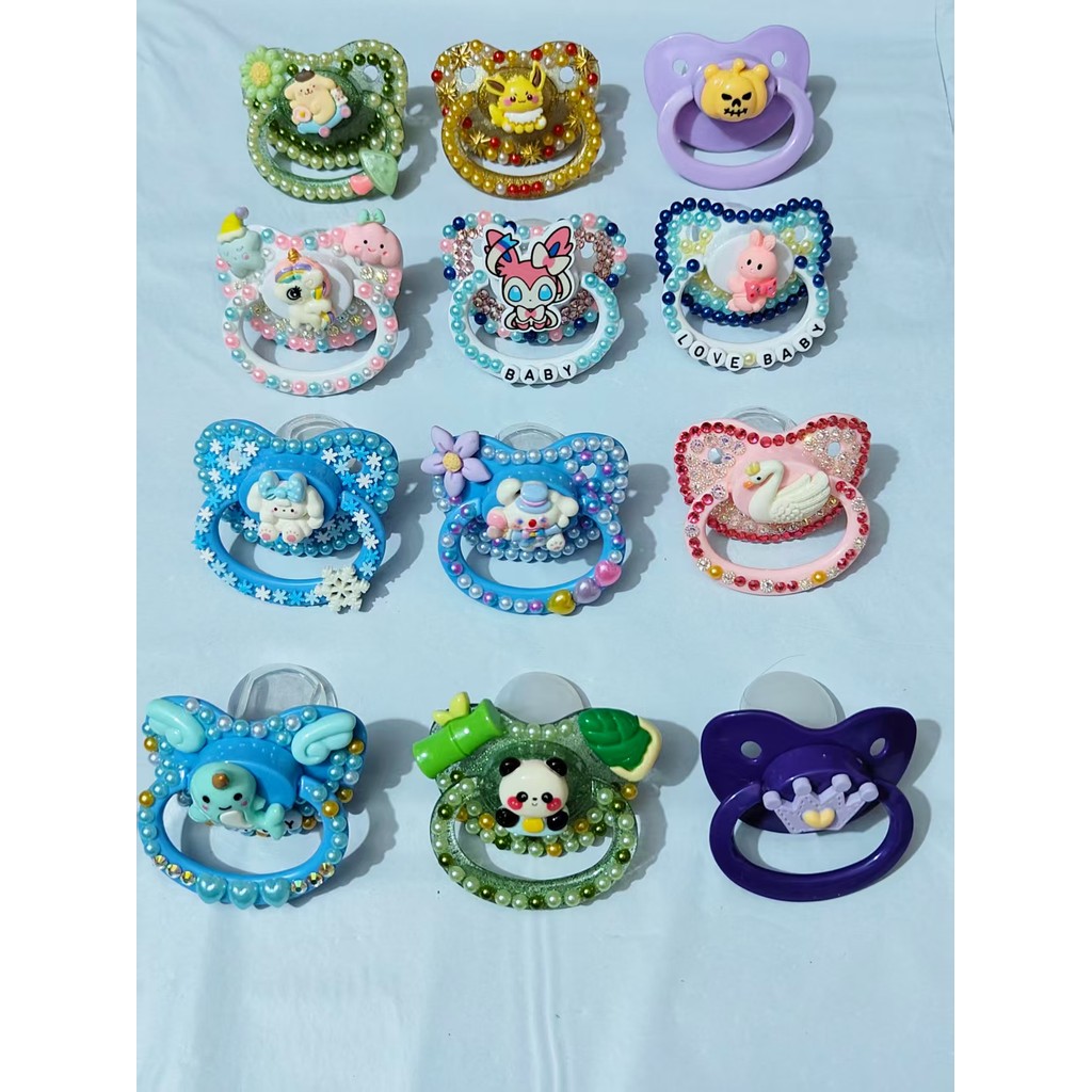 One PCS Blind Box Pacifier Soft & Safe Adult Pacifier Large Calibers Realistic Soother Toy for Relax