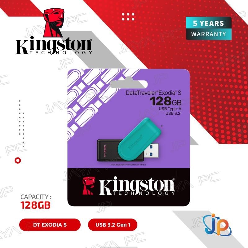 FlashDisk Kingston DTXS DataTraveler Exodia S 128GB -  Flash Disk 128 GB USB 3.2