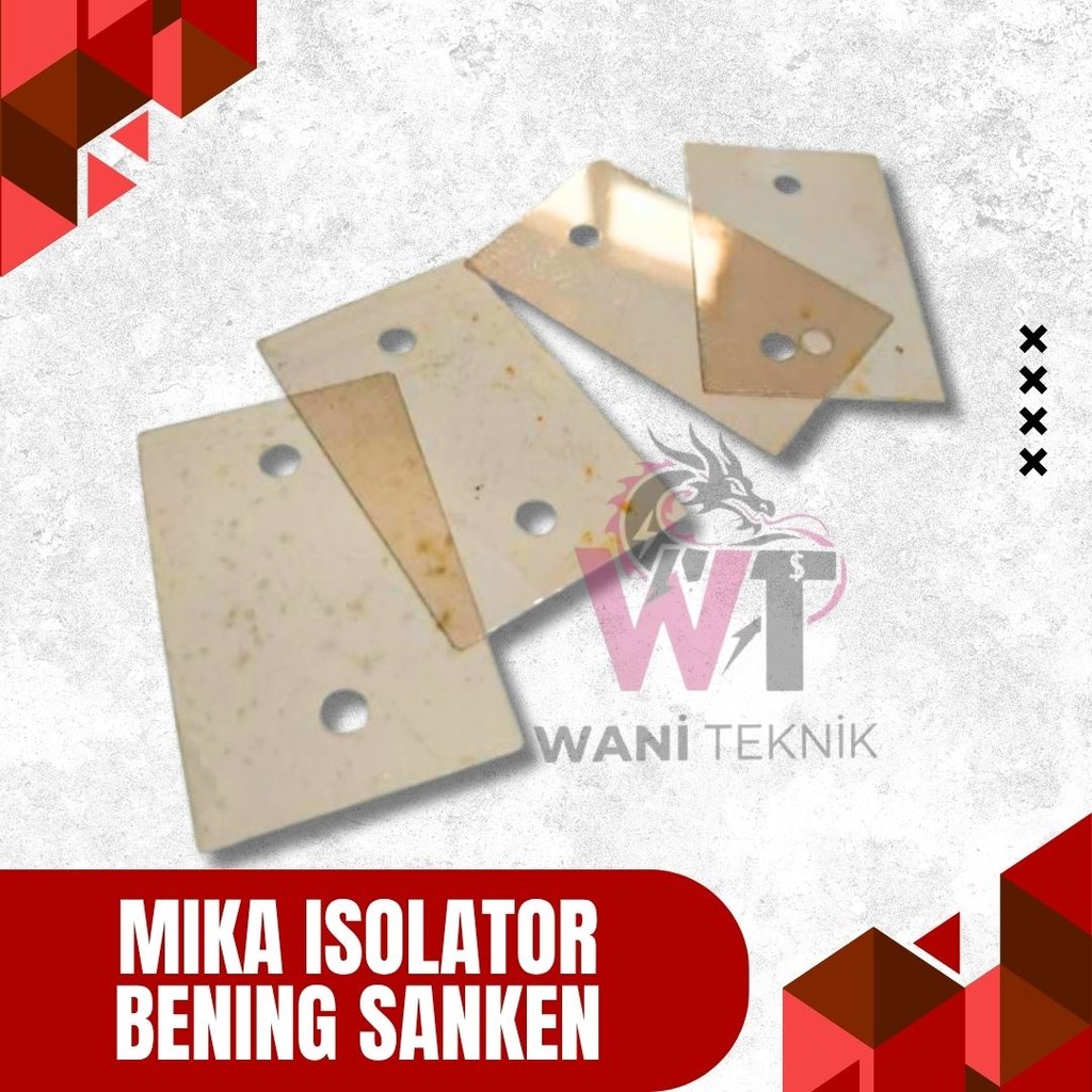 Mika Isolator Bening Sanken – Cocok Untuk Pendingin & Transistor