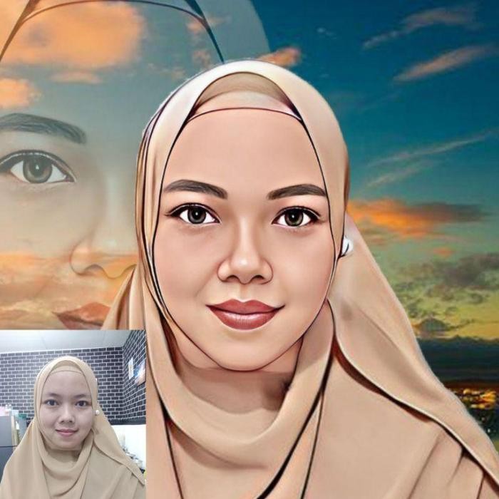 Cetak foto bingkai media kayu ukuran besar 47x31 | Foto custom editing animasi | Hiasan dinding requ