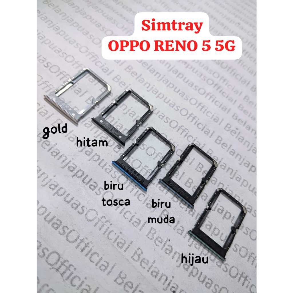 Slot Tempat Dudukan Kartu Simcard Sim card Lock Simtray OPPO RENO 5 5G