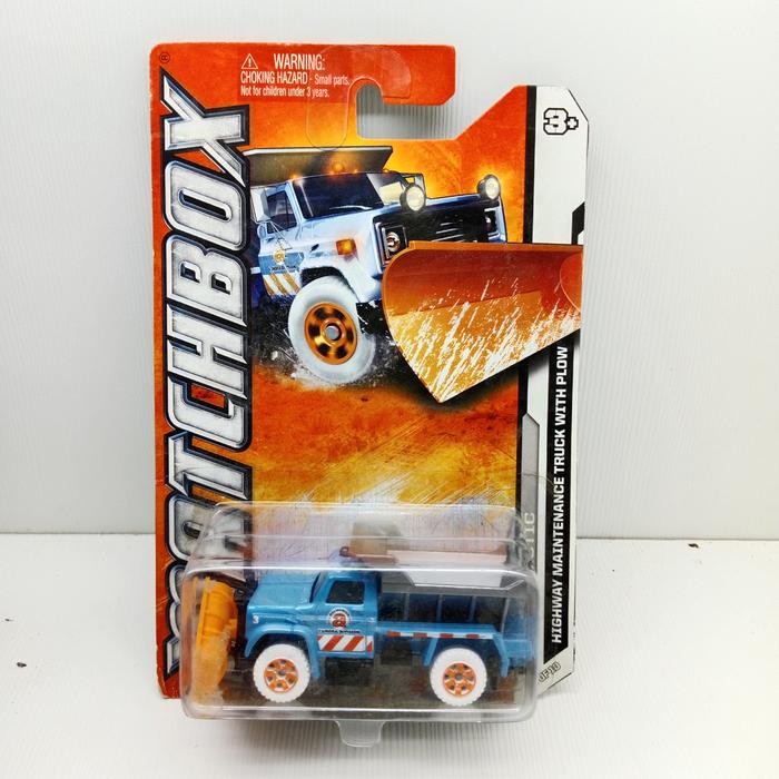 MATCHBOX   HIGHWAY MAINTENANCE TRUCK WITH PLOW    OH-197 ANS99