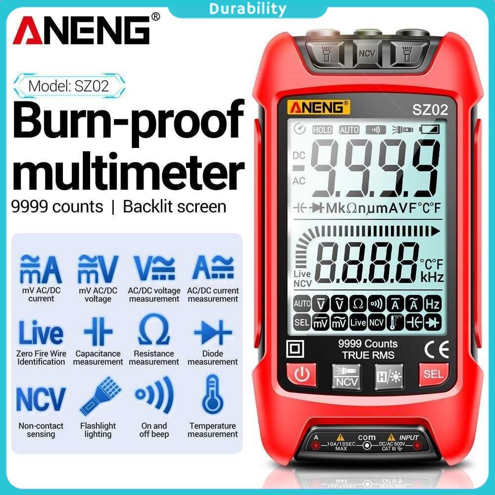 ANENG Digital Multimeter Multitester Voltage Tester Burn Proof - SZ02