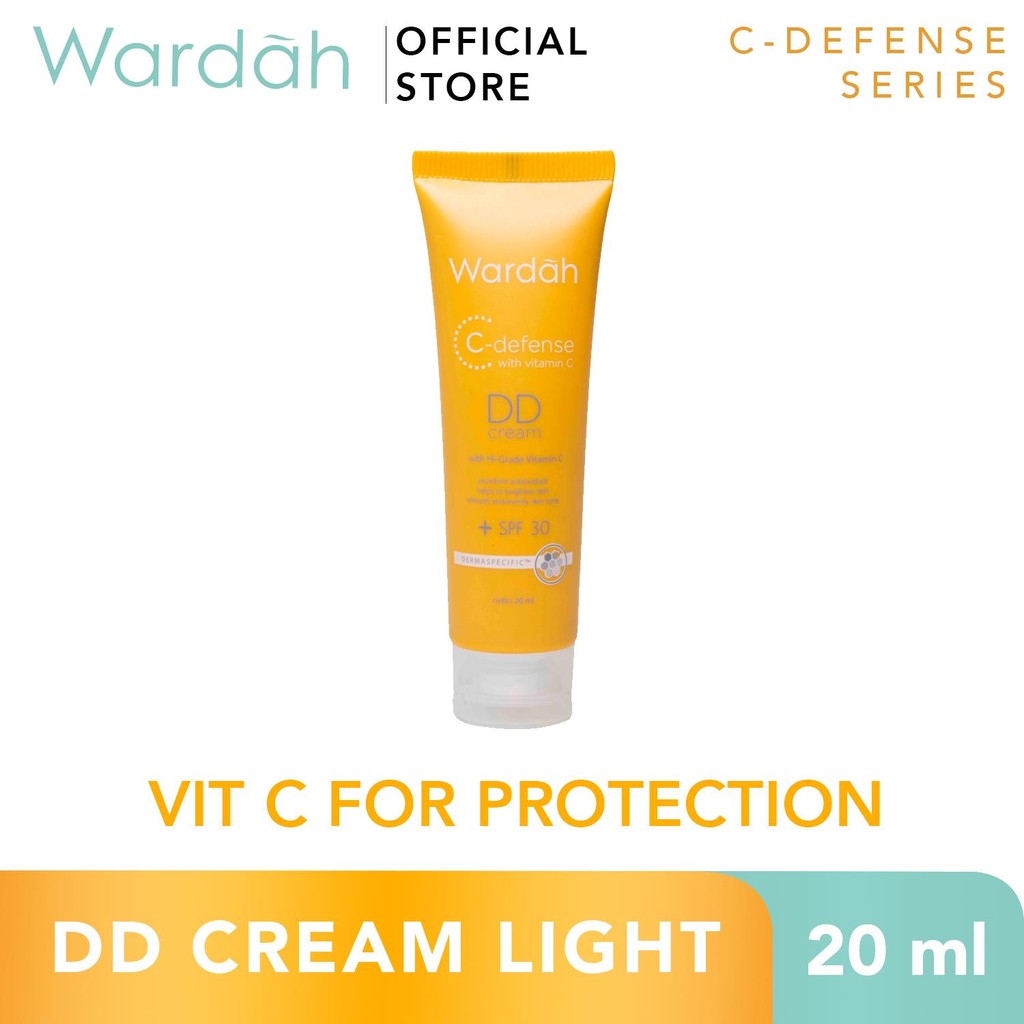 [Gift Not For Sale] Wardah C-Defense DD Cream Light 20 ml