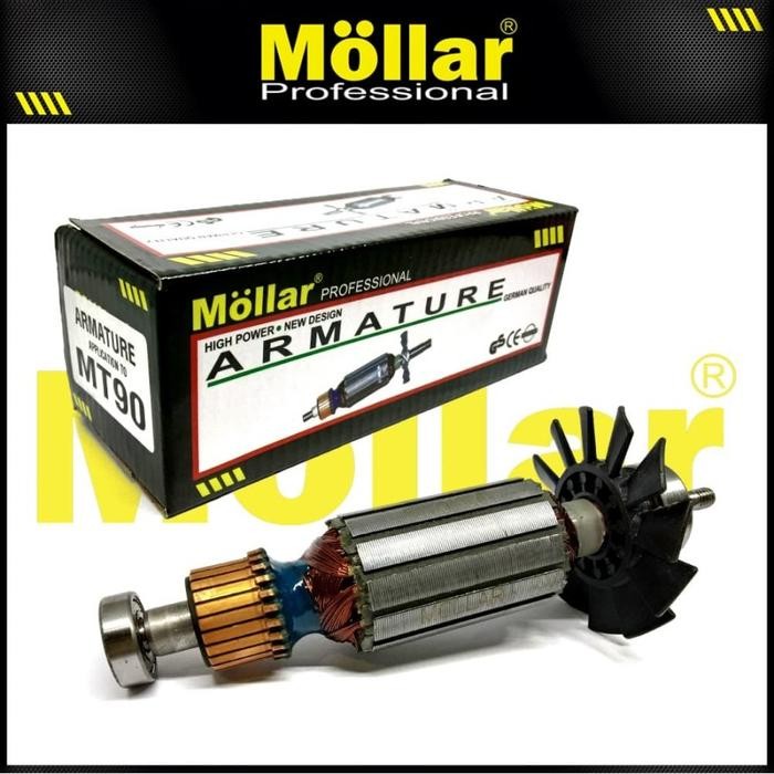 Sparepart Armature Mesin Gerinda Maktec MT90 / MT91A / Angker Dinamo Mesin Gerinda Maktec MT 90 / MT