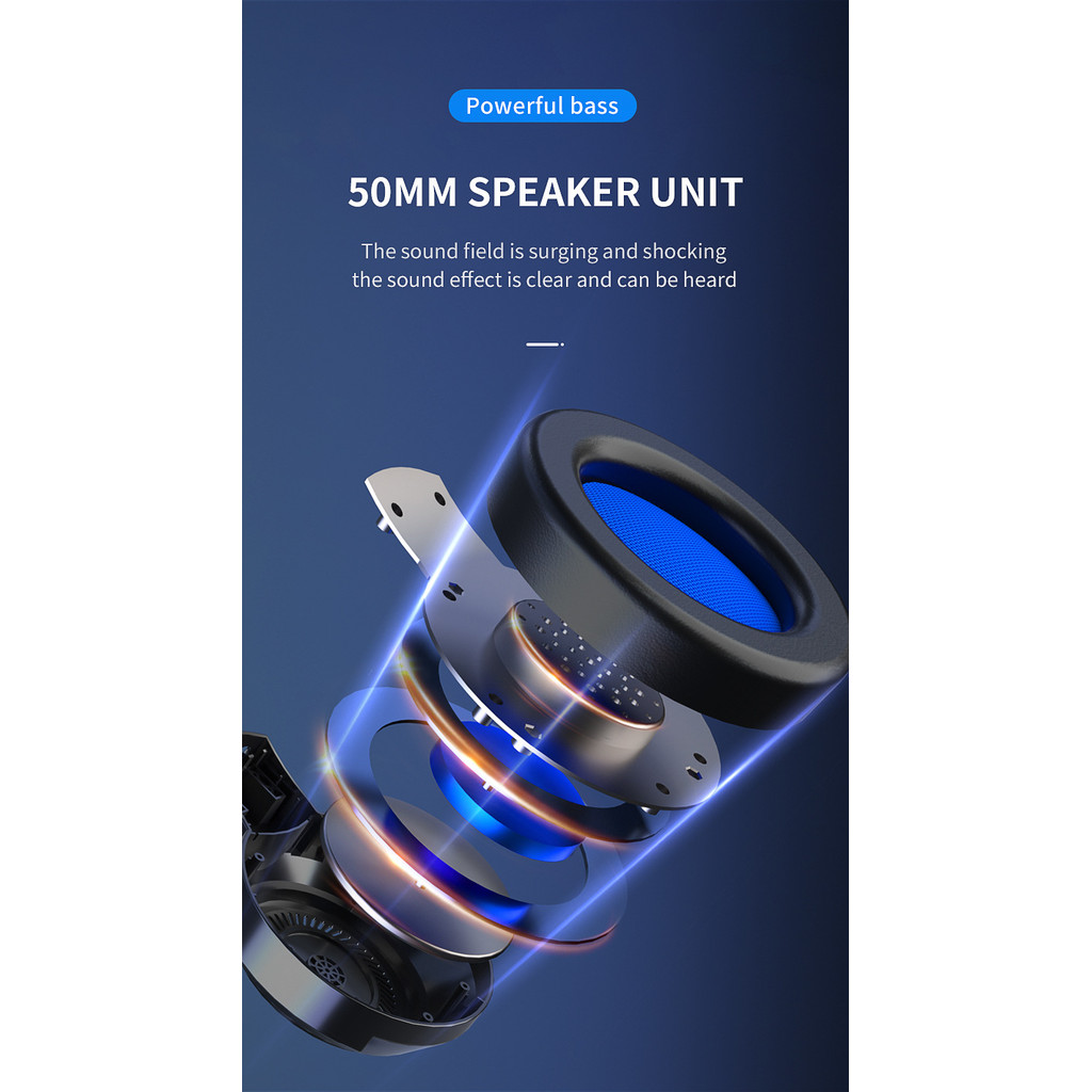 G58 G60 Gaming Headset 7.1 Stereo SVirtual Surround Bass Earphone Headphone with Mic LED Light for C