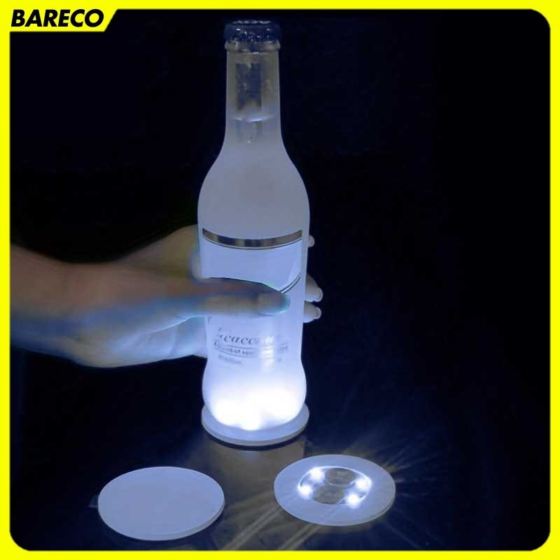 Lampu Alas Botol Wine Bottle Stickers LED Coaster Light - LG230