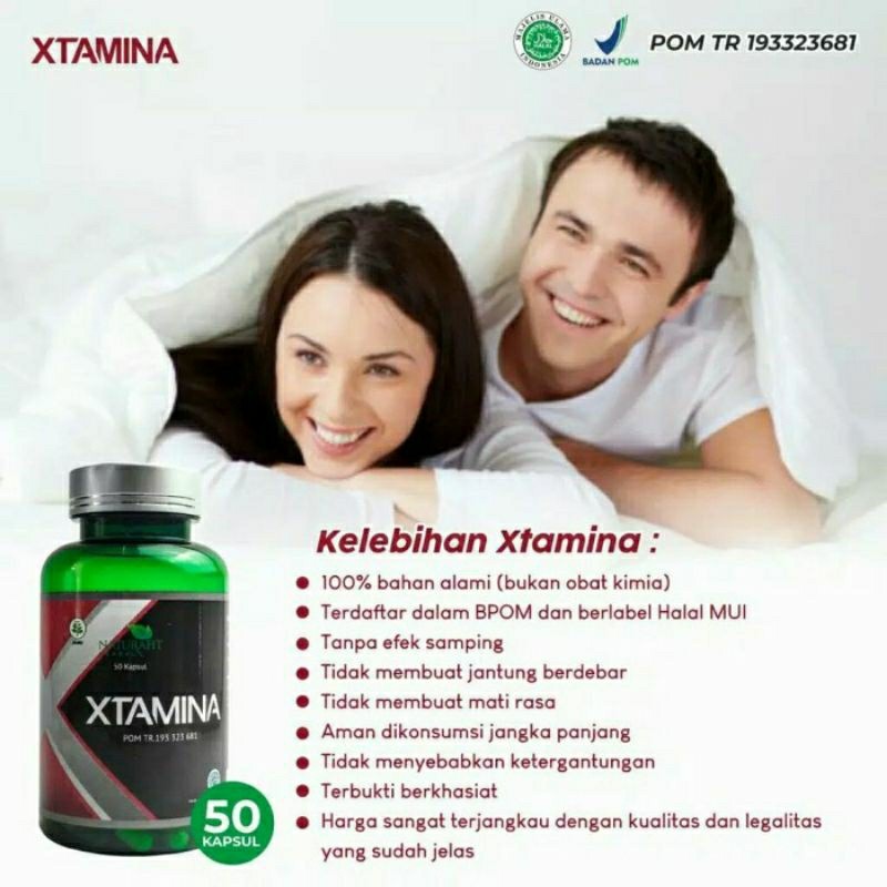 Xtamina obat herbal suplemen pria dewasa original meningkat stamina vitalitas pria